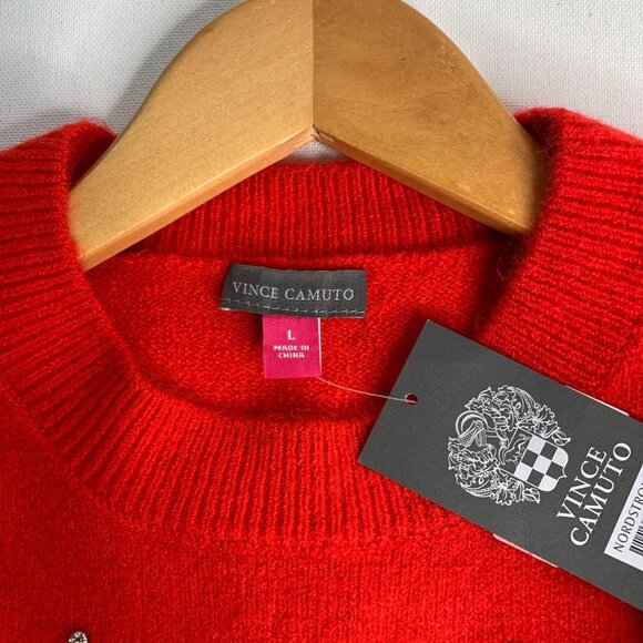 Vintage red Vince Camuto sweater - Picture 3 of 5